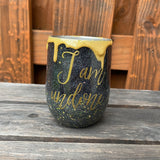 I Am Undone tumblers