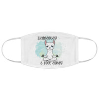 Llamastay 6 Feet Away - Fabric Face Mask