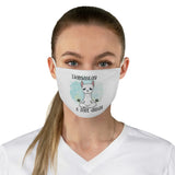 Llamastay 6 Feet Away - Fabric Face Mask