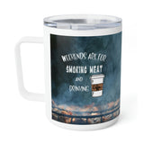 Weekends are for Smoking Meat and Drinking Coffee Mug, 10oz