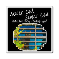 Sewer Cat - Lani Magnets