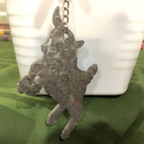 Goat Jumping Kid Keychain