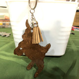 Goat Jumping Kid Keychain