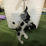 Goat Jumping Kid Keychain
