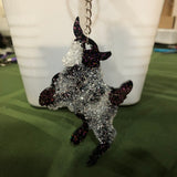 Goat Jumping Kid Keychain