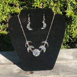 Moon Phase Resin Necklace & Earrings - Custom