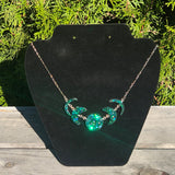 Moon Phase Resin Necklace & Earrings - Custom