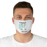 Llamastay 6 Feet Away - Fabric Face Mask