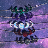 Moon Phase Resin Necklace & Earrings - Custom
